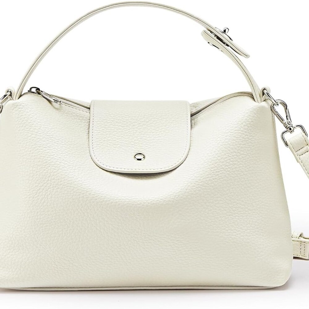 KALIDI Soft Vegan Leather Hobo Bag, Crossbody Purses Satchel for Women with Top